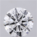 Lab Grown Diamond 8.06 Carats, Round with Very Good Cut, F Color, VVS2 Clarity and Certified by IGI