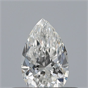 Diamante Natural 0.30 quilates, De pera , Color E, claridad VVS2 y certificado GIA
