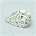 Natural Diamond 0.72 Carats, Pear with  Cut, L Color, VS2 Clarity and Certified by GIA