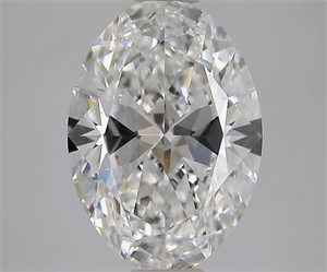 Picture of Natural Diamond 2.51 Carats, Oval with  Cut, E Color, VS2 Clarity and Certified by GIA