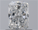 Natural Diamond 0.76 Carats, Radiant with  Cut, F Color, SI1 Clarity and Certified by GIA