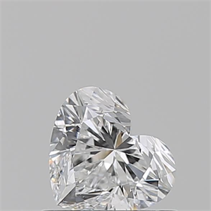 Picture of Natural Diamond 0.60 Carats, Heart with  Cut, D Color, SI1 Clarity and Certified by GIA
