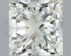 Picture of Natural Diamond 3.02 Carats, Princess with  Cut, J Color, VVS1 Clarity and Certified by IGI