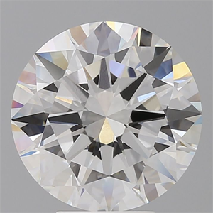 Picture of Lab Grown Diamond 5.55 Carats, Round with Excellent Cut, E Color, VVS2 Clarity and Certified by IGI