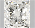 Natural Diamond 0.96 Carats, Princess with  Cut, J Color, I1 Clarity and Certified by GIA