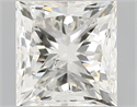 Natural Diamond 0.96 Carats, Princess with  Cut, J Color, I1 Clarity and Certified by GIA