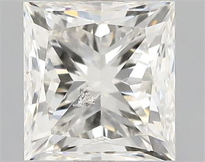 Picture of Natural Diamond 0.96 Carats, Princess with  Cut, J Color, I1 Clarity and Certified by GIA