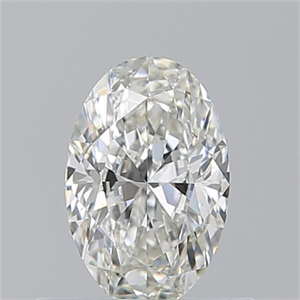 Picture of Natural Diamond 0.50 Carats, Oval with  Cut, I Color, VS2 Clarity and Certified by GIA