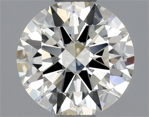 Picture of Natural Diamond 0.74 Carats, Round with Excellent Cut, K Color, VVS1 Clarity and Certified by GIA