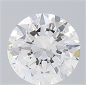 Natural Diamond 0.70 Carats, Round with Very Good Cut, D Color, SI2 Clarity and Certified by GIA