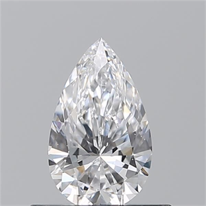 Picture of Natural Diamond 0.50 Carats, Pear with  Cut, D Color, VS2 Clarity and Certified by GIA