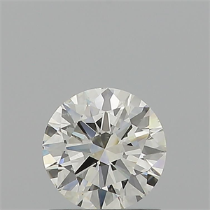 Picture of Natural Diamond 0.90 Carats, Round with Excellent Cut, K Color, SI1 Clarity and Certified by GIA