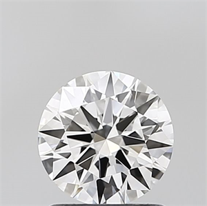 Picture of Lab Grown Diamond 1.04 Carats, Round with Excellent Cut, G Color, IF Clarity and Certified by IGI