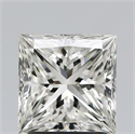 Diamante Natural 1.90 quilates, Princesa , Color J, claridad VS1 y certificado IGI