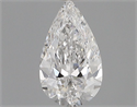 Natural Diamond 0.35 Carats, Pear with  Cut, D Color, SI1 Clarity and Certified by GIA