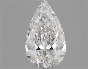 Picture of Natural Diamond 0.35 Carats, Pear with  Cut, D Color, SI1 Clarity and Certified by GIA