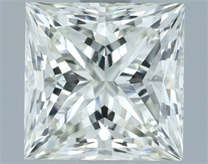 Picture of Natural Diamond 1.70 Carats, Princess with  Cut, I Color, VS1 Clarity and Certified by IGI