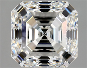 Foto Diamante Natural 2.01 quilates, Asscher , Color F, claridad VS1 y certificado GIA de