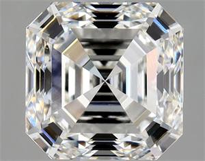 Picture of Natural Diamond 2.01 Carats, Asscher with  Cut, F Color, VS1 Clarity and Certified by GIA