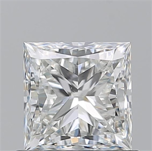 Picture of Natural Diamond 0.97 Carats, Princess with  Cut, H Color, VS2 Clarity and Certified by GIA