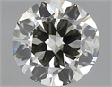 Natural Diamond 2.50 Carats, Round with Very Good Cut, L Color, VVS2 Clarity and Certified by GIA