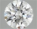 Lab Grown Diamond 2.01 Carats, Round with Ideal Cut, D Color, VVS2 Clarity and Certified by IGI
