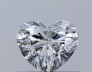 Picture of Natural Diamond 0.40 Carats, Heart with  Cut, D Color, VS1 Clarity and Certified by GIA