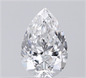 Diamante Natural 0.71 quilates, De pera , Color D, claridad VS2 y certificado GIA