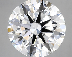 Picture of Lab Grown Diamond 4.25 Carats, Round with Ideal Cut, D Color, VS1 Clarity and Certified by IGI