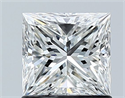 Natural Diamond 1.02 Carats, Princess with  Cut, G Color, VS2 Clarity and Certified by GIA