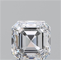 Natural Diamond 1.01 Carats, Asscher with  Cut, D Color, VVS1 Clarity and Certified by GIA