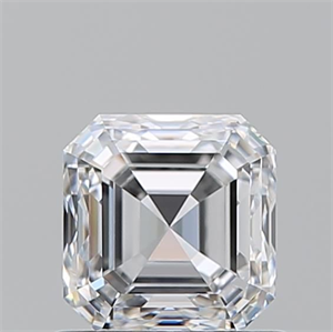 Picture of Natural Diamond 1.01 Carats, Asscher with  Cut, D Color, VVS1 Clarity and Certified by GIA