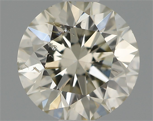 Picture of Natural Diamond 0.90 Carats, Round with Excellent Cut, K Color, SI2 Clarity and Certified by IGI