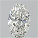 Natural Diamond 1.01 Carats, Oval with  Cut, G Color, VS1 Clarity and Certified by GIA