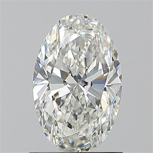 Picture of Natural Diamond 1.01 Carats, Oval with  Cut, G Color, VS1 Clarity and Certified by GIA