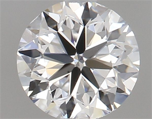 Picture of Natural Diamond 0.50 Carats, Round with Very Good Cut, D Color, VS2 Clarity and Certified by GIA