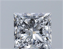 Diamante Natural 0.51 quilates, Princesa , Color D, claridad VS2 y certificado GIA