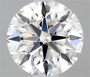 Picture of Natural Diamond 0.42 Carats, Round with Excellent Cut, G Color, VS2 Clarity and Certified by GIA