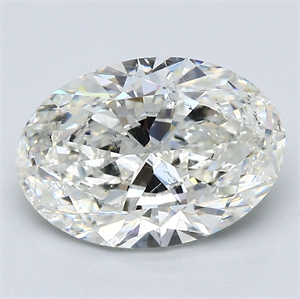 Foto Diamante Natural 3.51 quilates, Ovalado , Color I, claridad SI2 y certificado GIA de