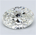Diamante Natural 3.51 quilates, Ovalado , Color I, claridad SI2 y certificado GIA