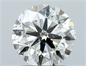 Natural Diamond 1.51 Carats, Round with Very Good Cut, I Color, SI2 Clarity and Certified by IGI