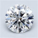 Natural Diamond 1.70 Carats, Round with Excellent Cut, D Color, VS1 Clarity and Certified by GIA