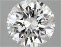 Del inventario de diamantes de laboratorio, 2.54 quilates, Redondo , Color F, claridad VVS2 y certificado IGI