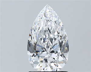 Foto Diamante Natural 1.51 quilates, De pera , Color D, claridad VVS2 y certificado GIA de