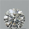 Diamante Natural 0.40 quilates, Redondo , Color H, claridad IF y certificado IGI