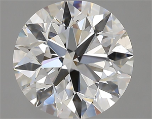 Picture of Natural Diamond 1.90 Carats, Round with Excellent Cut, D Color, SI1 Clarity and Certified by GIA