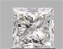Natural Diamond 1.04 Carats, Princess with  Cut, H Color, VVS2 Clarity and Certified by GIA
