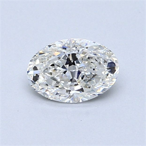 Picture of Natural Diamond 0.60 Carats, Oval with  Cut, G Color, VS2 Clarity and Certified by GIA