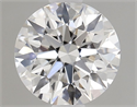 Lab Grown Diamond 1.03 Carats, Round with Ideal Cut, D Color, VS1 Clarity and Certified by IGI