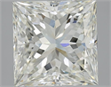 Natural Diamond 5.01 Carats, Princess with  Cut, K Color, VVS2 Clarity and Certified by IGI